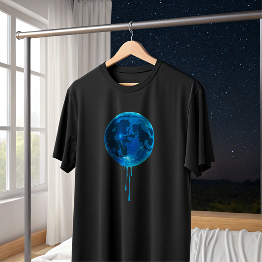Melting Earth Crew Neck Tee