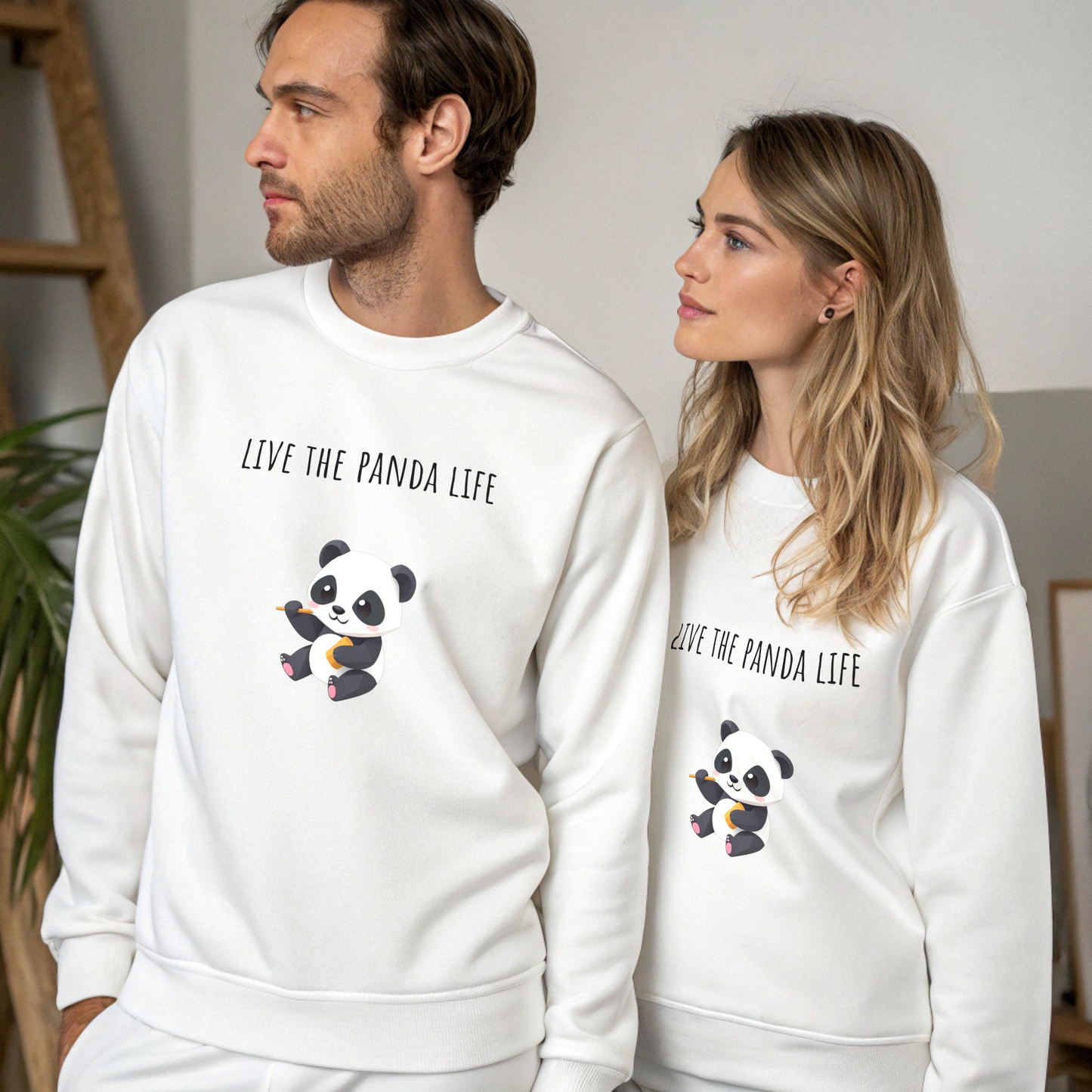 Live the Panda Life Crewneck Sweatshirt