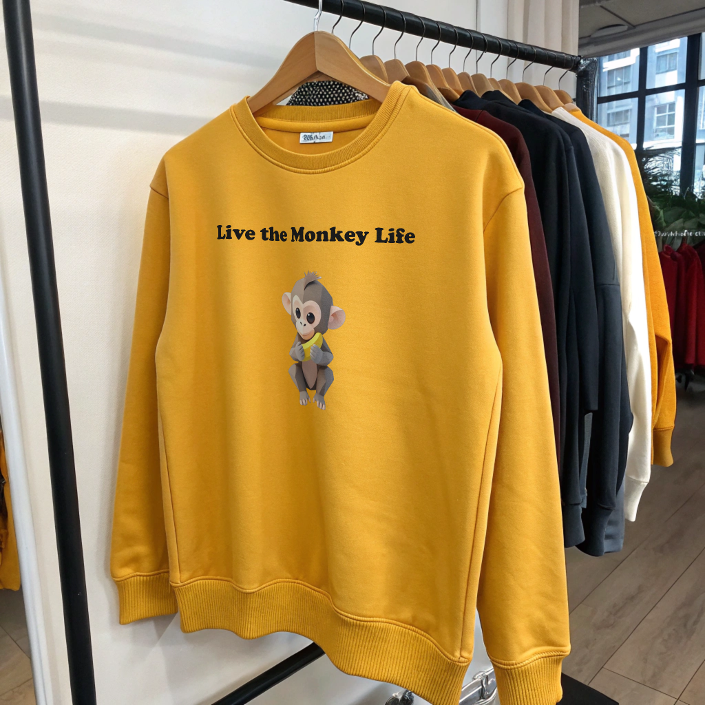 Adorable Monkey Sweatshirt