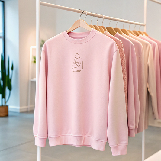 Whispers in Pink Sweatshirt