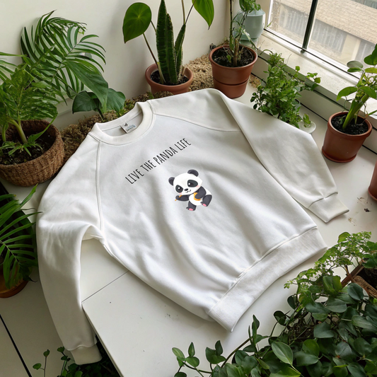 Live the Panda Life Crewneck Sweatshirt