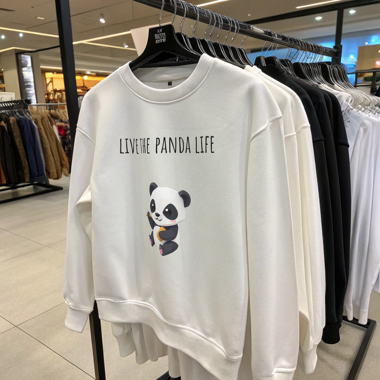 Live the Panda Life Crewneck Sweatshirt