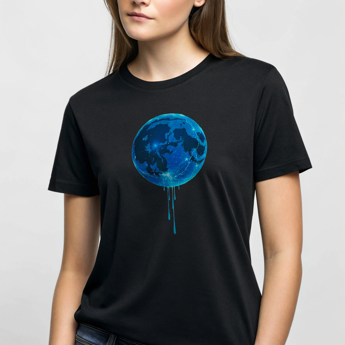 Melting Earth Crew Neck Tee
