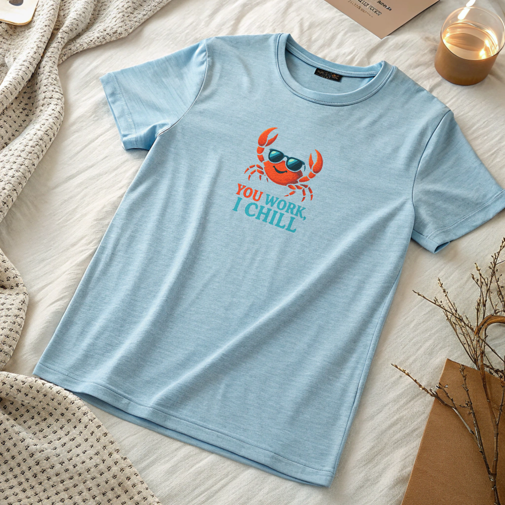 Crabsolutely Chill Classic Crew Tee